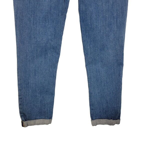 Hudson Women's Natalie Midrise Slim Boyfriend Cuffed Medium Wash Jeans Size 26 - Picture 14 of 14